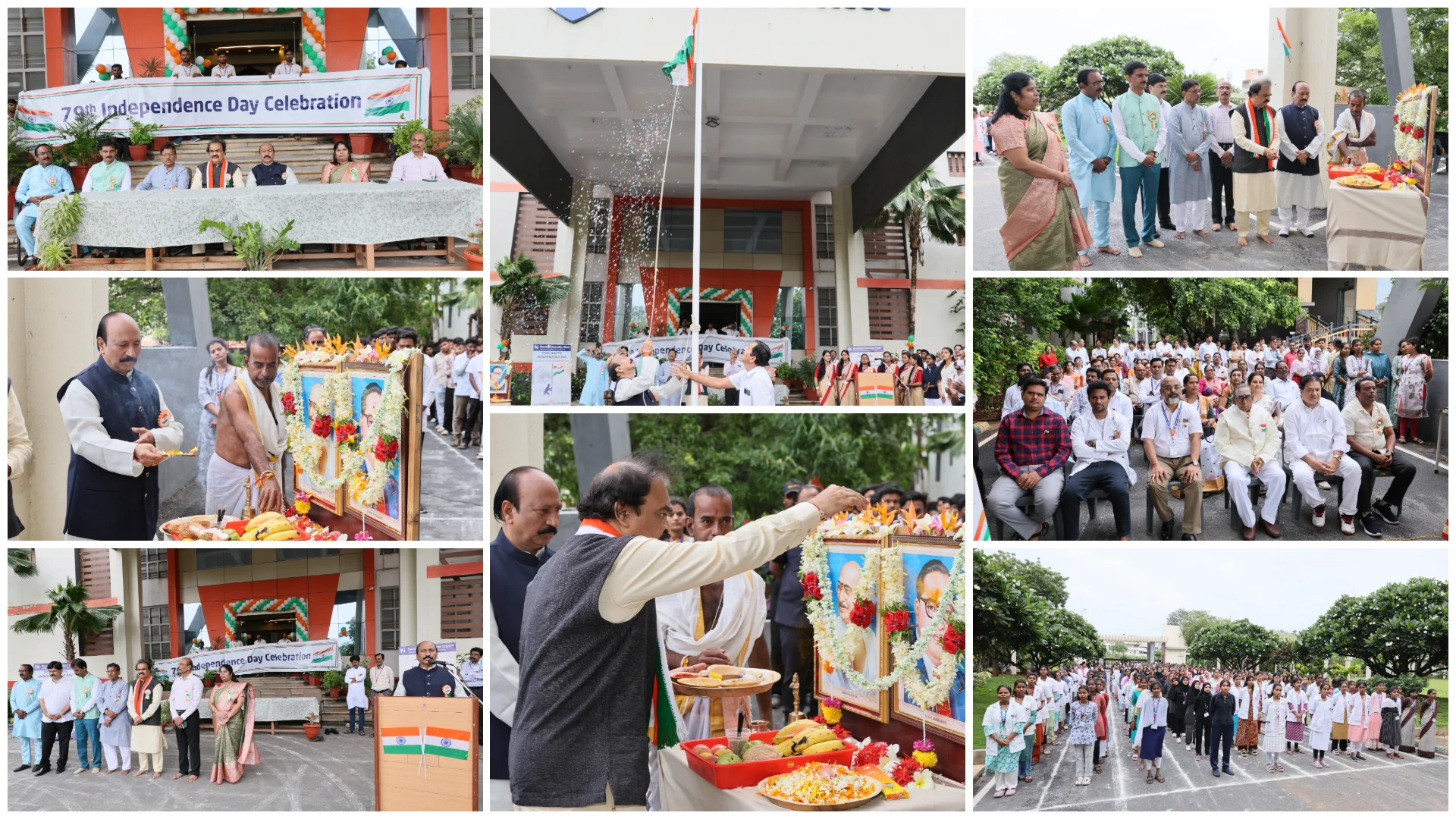 Independence Day 2025 Celebration at Navodaya College of Nursing, Raichur