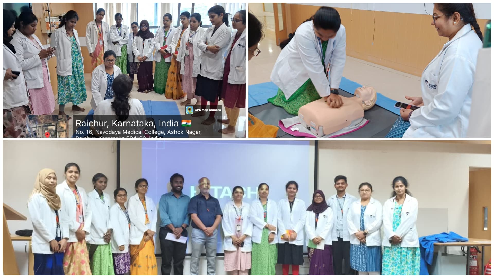 CPR Training for Faculty Members- Navodaya College of Nursing, Raichur