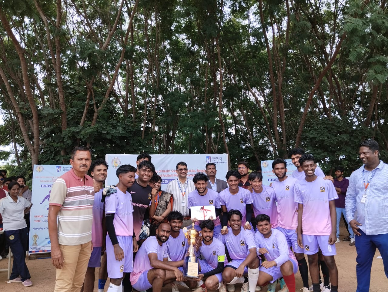 RGUHS KALABURAGI ZONAL FOOTBALL TOURNAMENT
