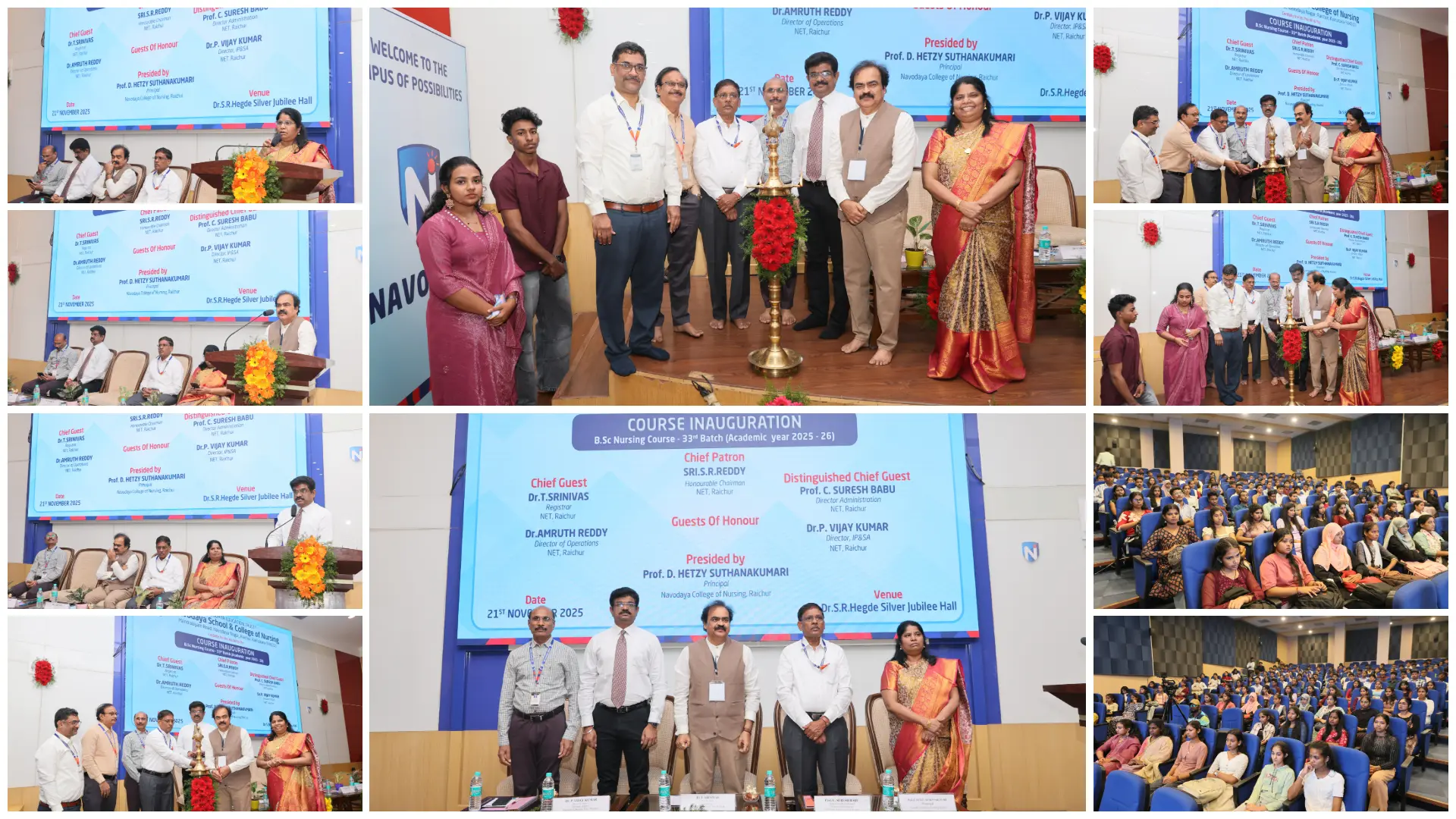 Course Inauguration Programme B.Sc Nursing – Inspiring 33rd Batch at Navodaya College of Nursing