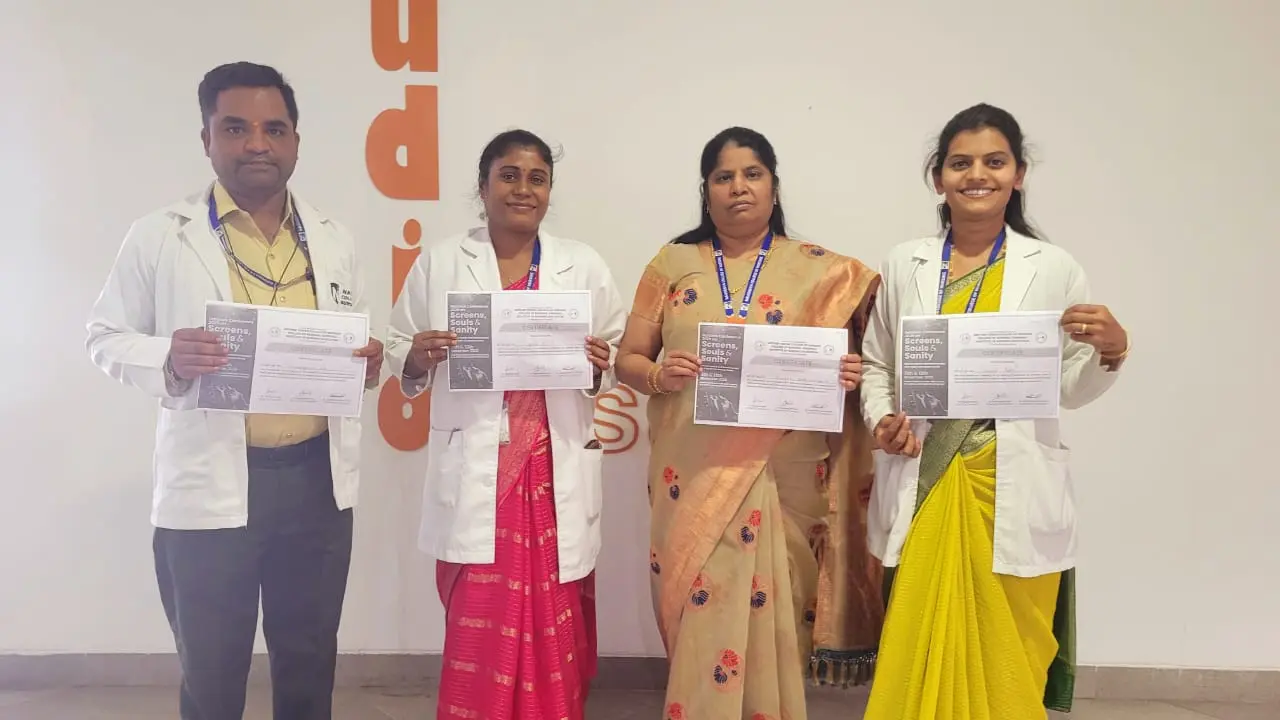 Insightful Participation in National Conference on “Screens, Souls & Sanity” 2025