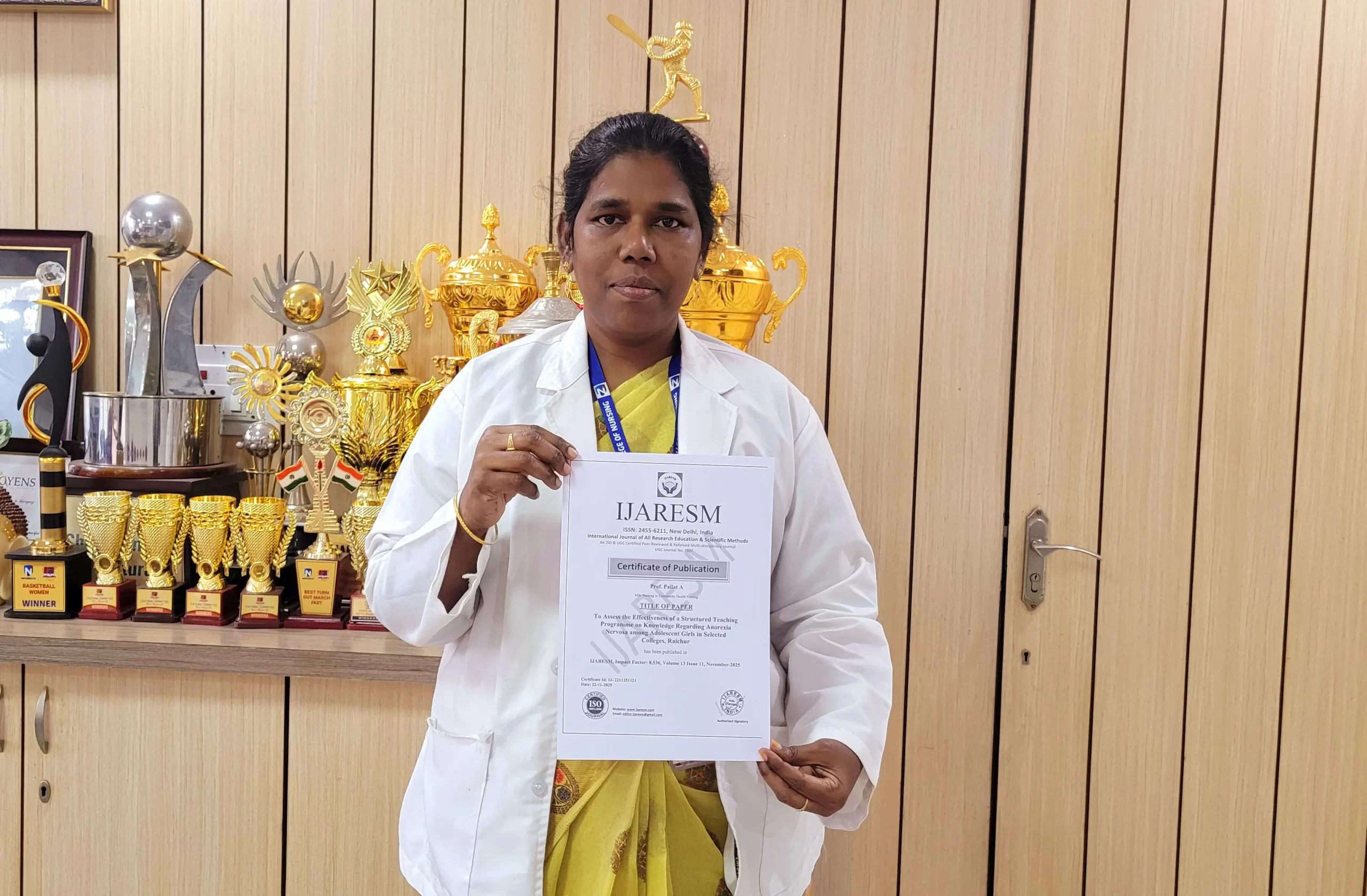 PUBLICATION -KNOWELDGE OF ANTENATAL CARE