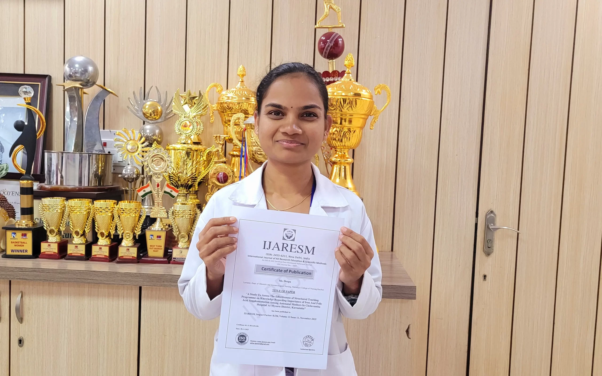 PUBLICATION- KNOWLEDGE REGARDING POSTPARTUM HEMORRHAGE AND ITS MANAGEMENT AMONG NURSING OFFICERS