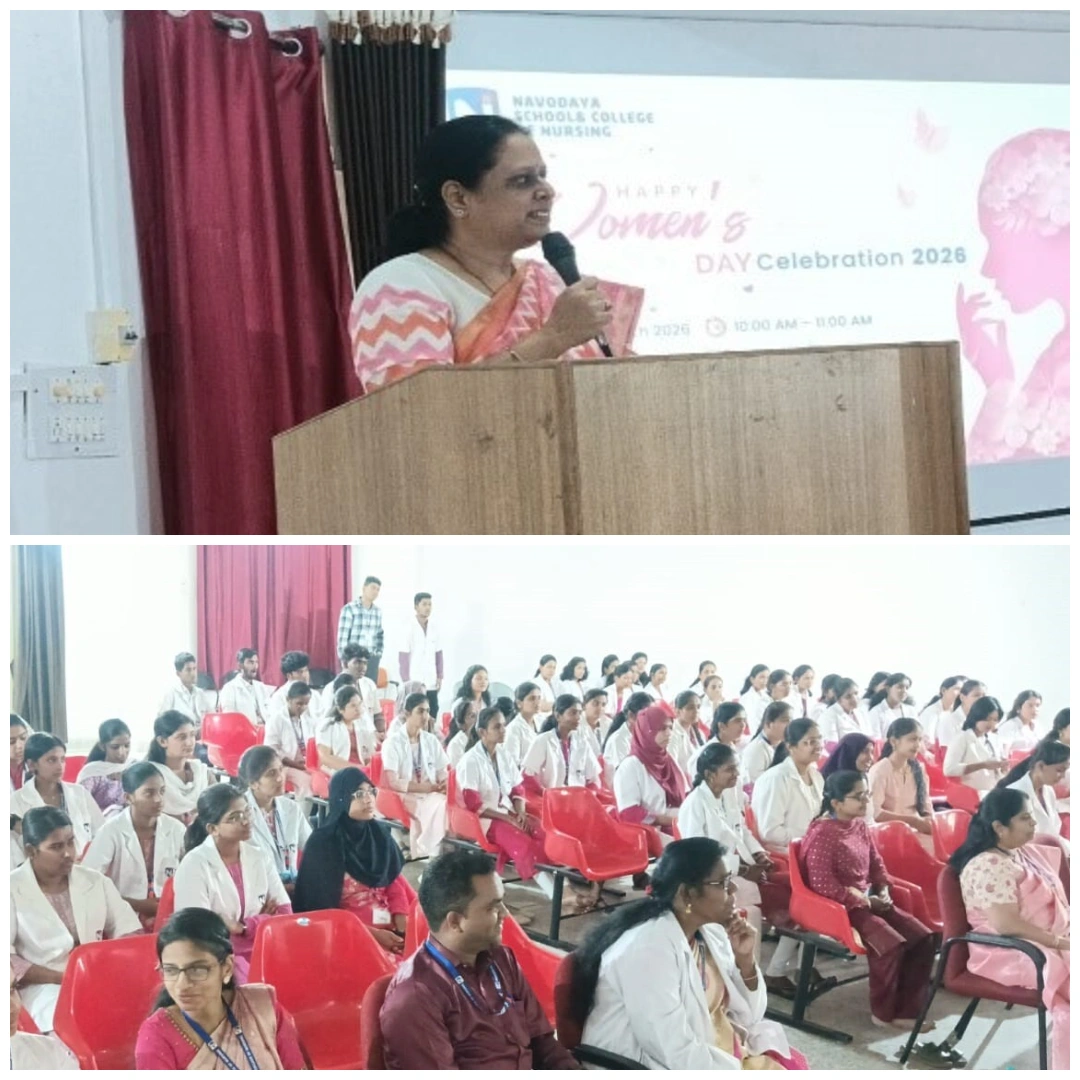 The International Women’s Day celebration at Navodaya College of Nursing