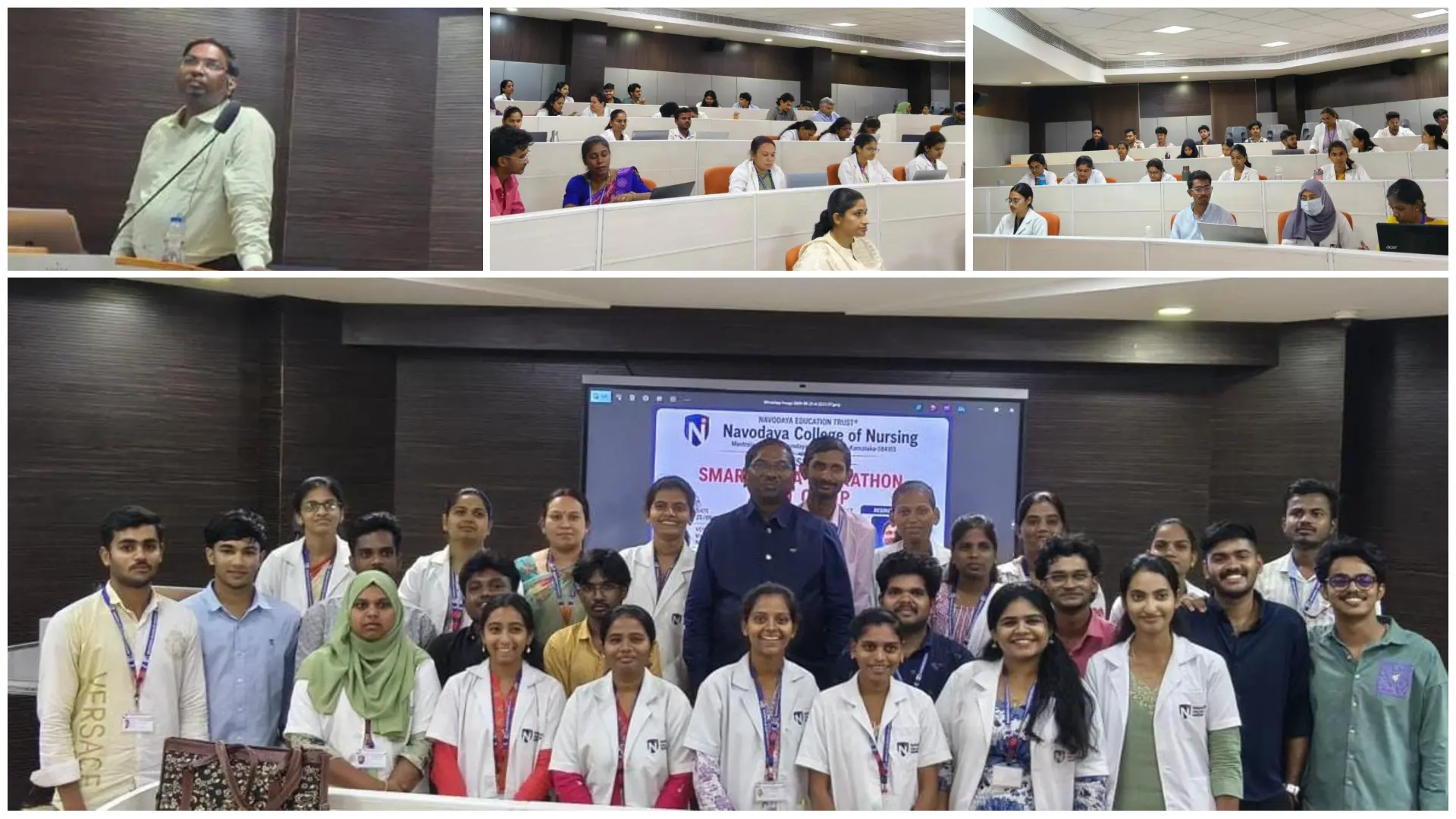 Navodaya College of Nursing Conducts Smart India Hackathon Training and Final Boot Camp
