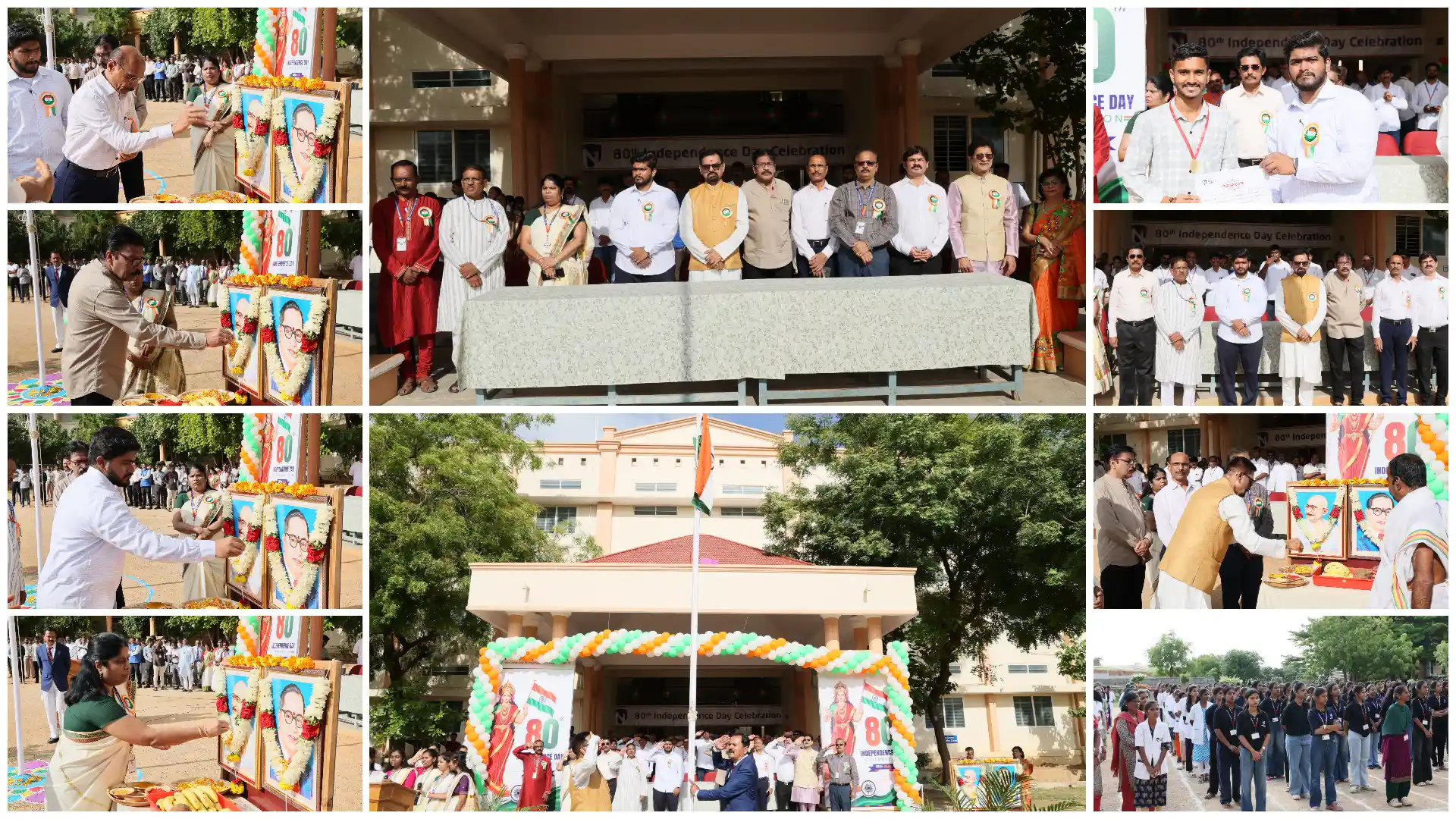 Navodaya College of Nursing Participates in 80th Independence Day Celebration